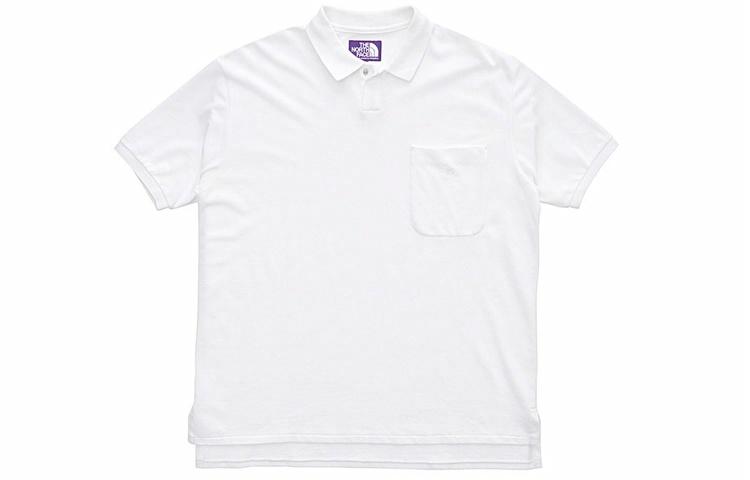 Мужская футболка-поло The North Face THE NORTH FACE PURPLE LABEL (белая)