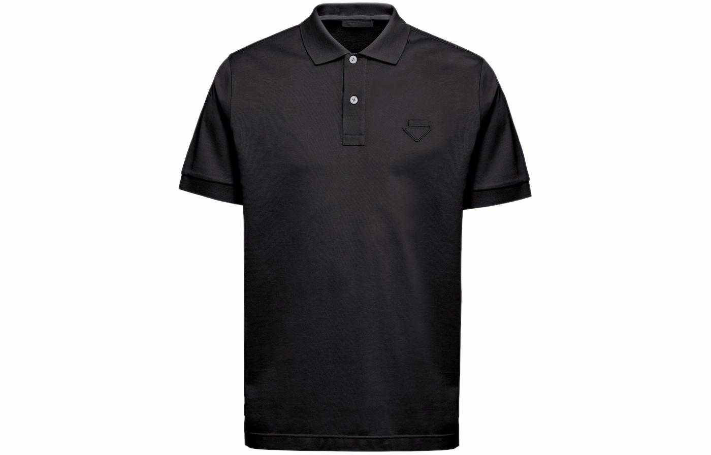Мужская футболка Polo Prada PRADA Polo (черная)