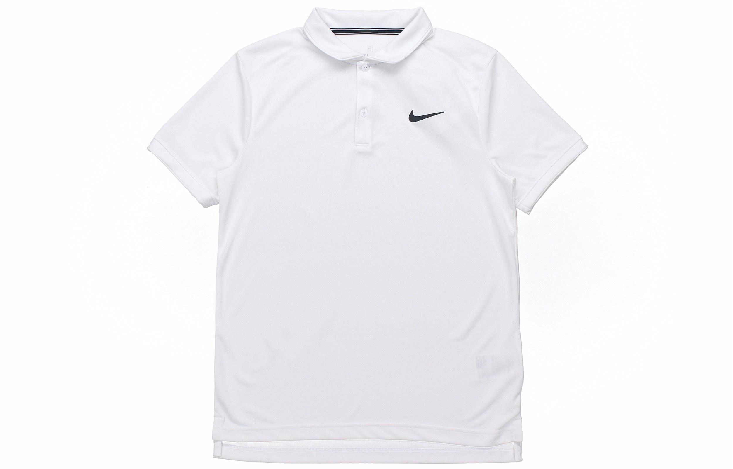 Мужская футболка-поло Nike Court Dri-FIT Victory (белая) — фото 1