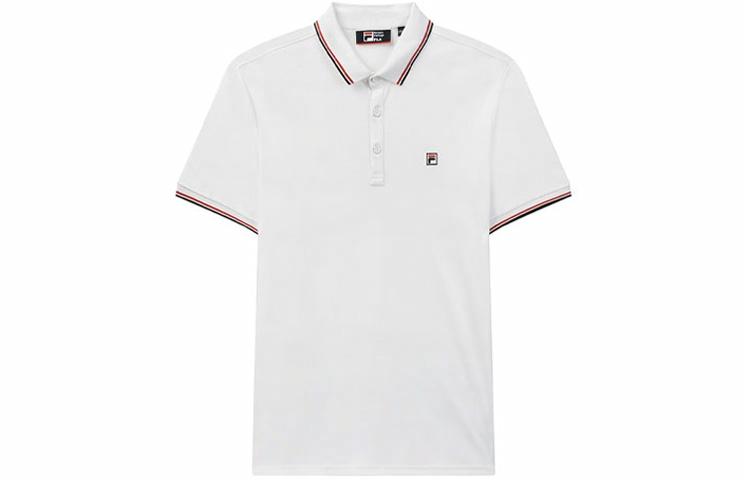 Мужская футболка Fila LogoPolo (белый) — фото 1