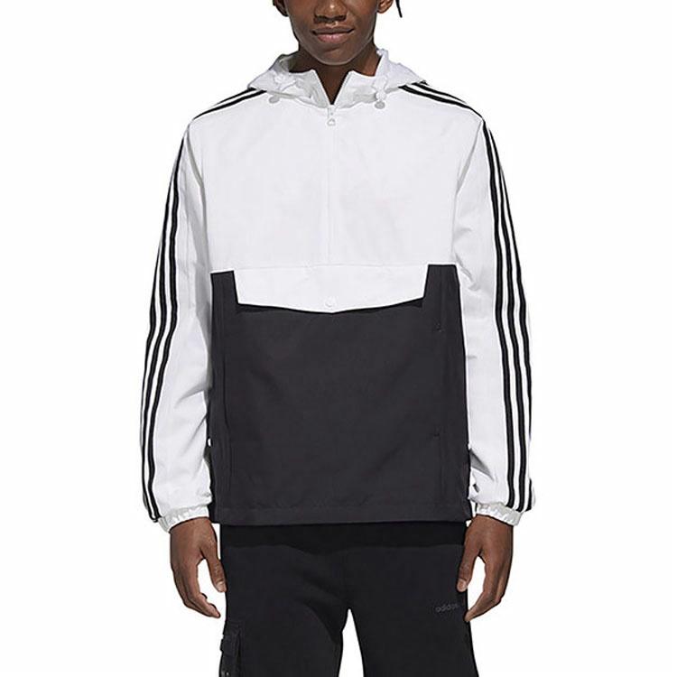 Мужская куртка adidas neo (белая) — фото 3