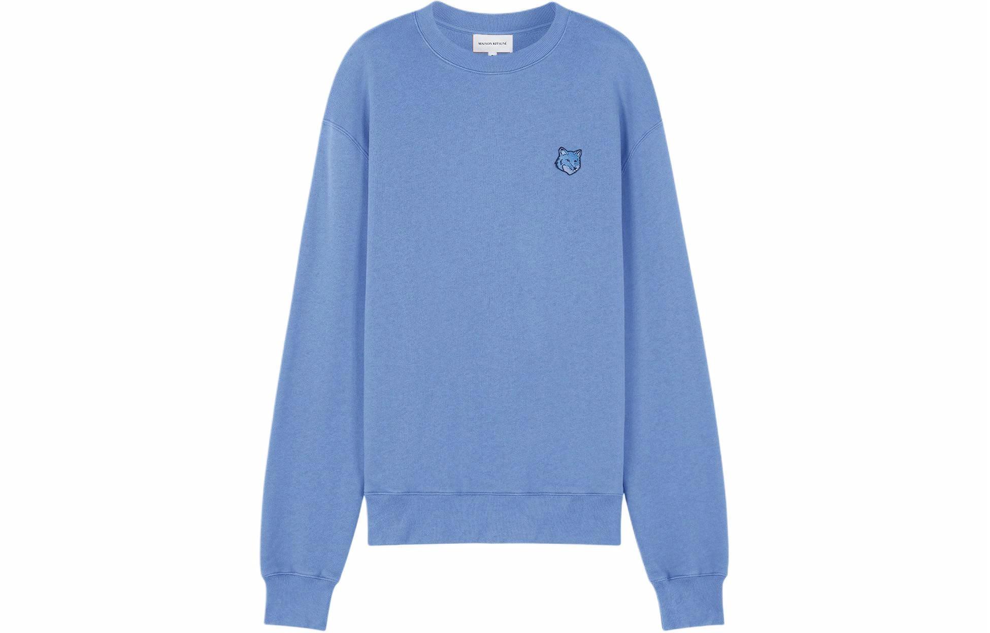 Мужское худи Maison Kitsune SS24 (синее)