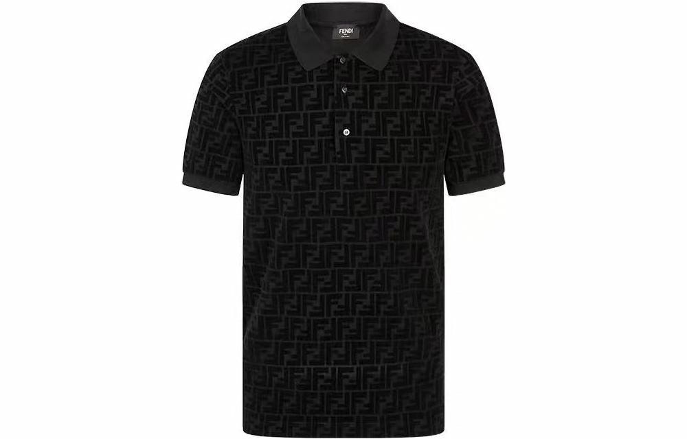 Мужская футболка Fendi FY0985A7D5F0ABB (черная)