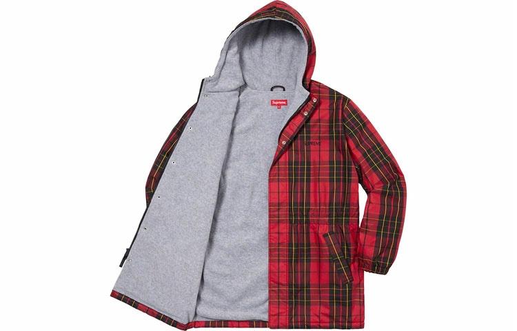 Парка Supreme Polartec Lined Sideline (черная) — фото 3