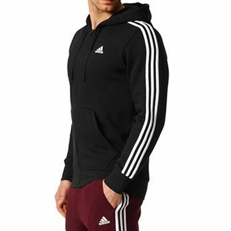 Мужская куртка adidas Essential (черная) — фото 6