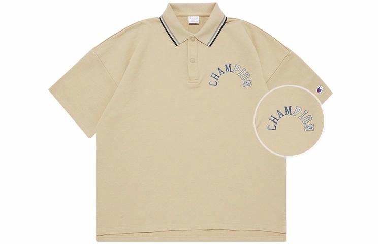 Футболка-поло Champion Polo Shirt (синяя) — фото 5