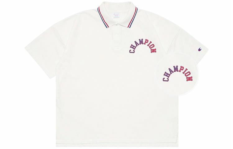 Футболка-поло Champion Polo Shirt (синяя) — фото 3