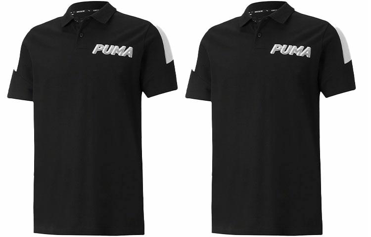 Мужская футболка PUMA Modern Sports LogoPolo (черная) — фото 3
