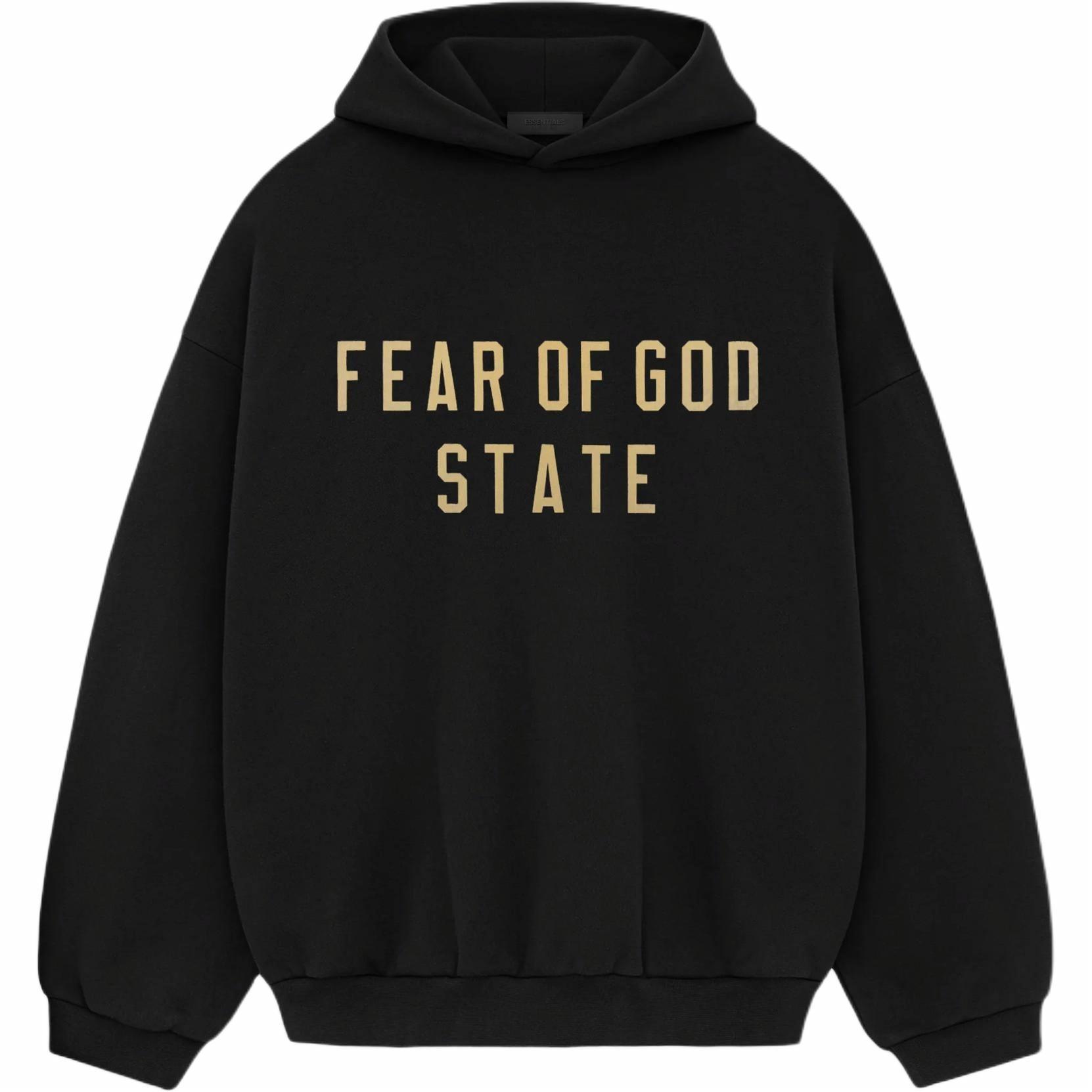 Мужское худи Fear of God Essentials (серое)