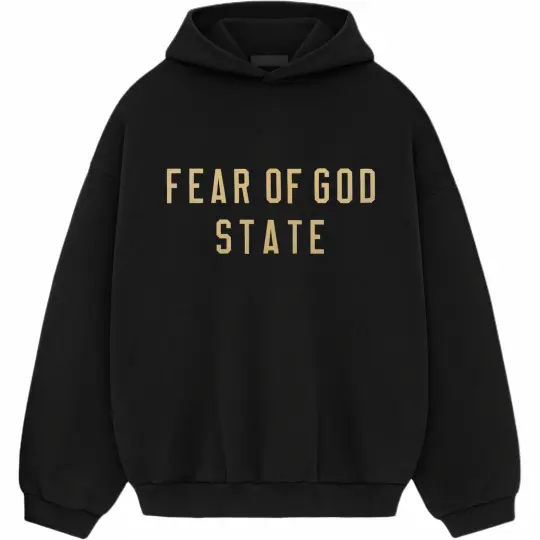 Fear of God Essentials Fleece Hoodie Black