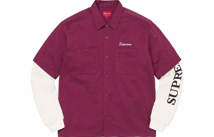 Рубашка Supreme Week 8 Thermal Work Shirt (разноцветная)