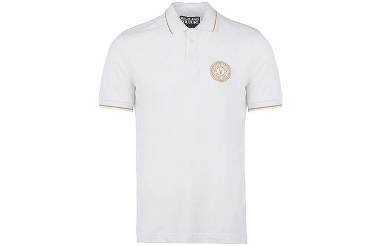 Мужская футболка Versace Jeans Couture FW21 Logo (белая)