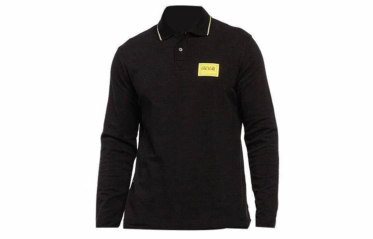 Мужская футболка Versace JEANS COUTURE FW21 Logo (черная)