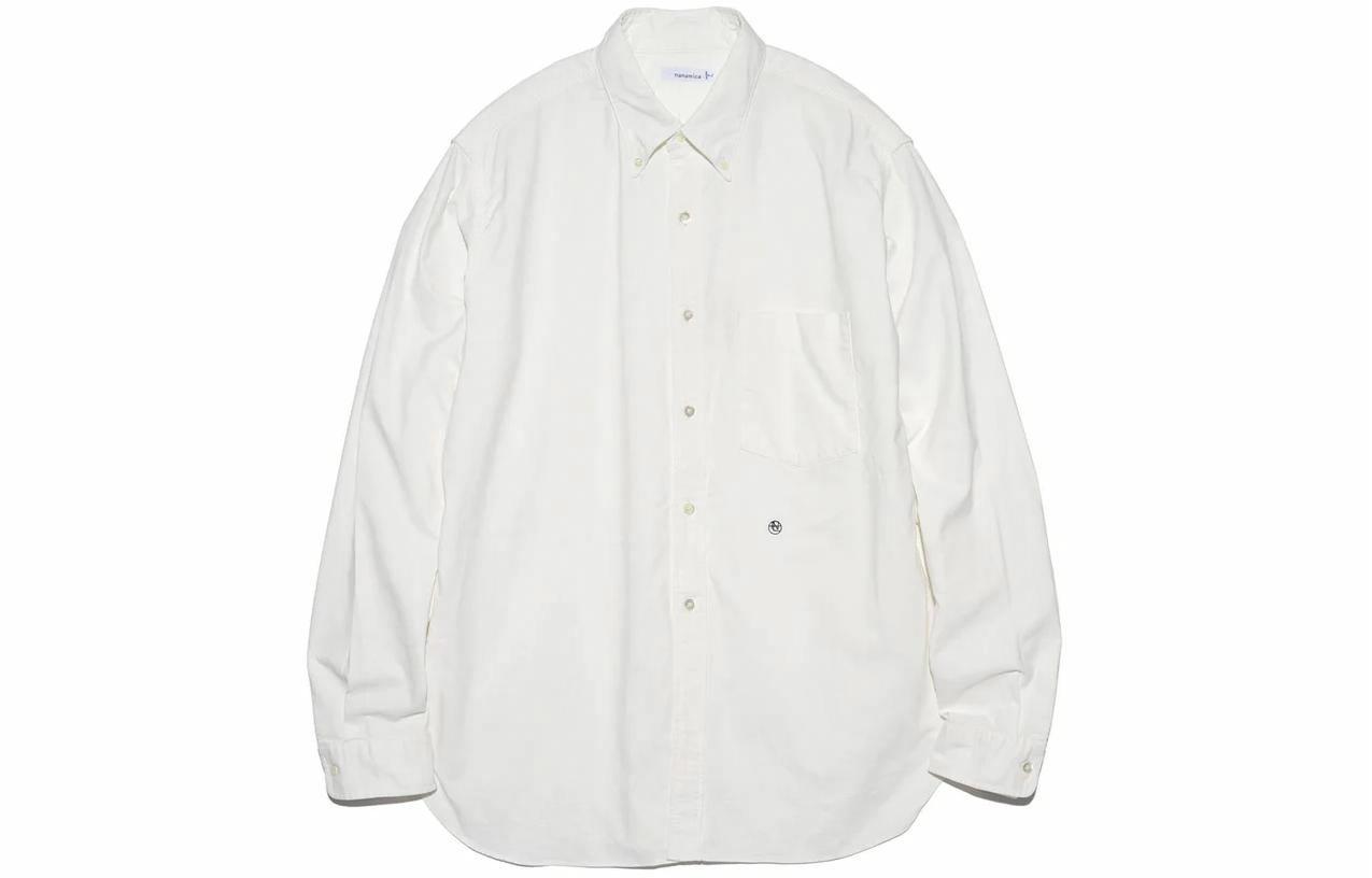 Рубашка nanamica nanamica SS24 (белая)