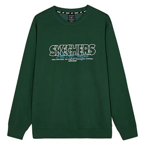 Skechers Sweatshirt Unisex Pine Green