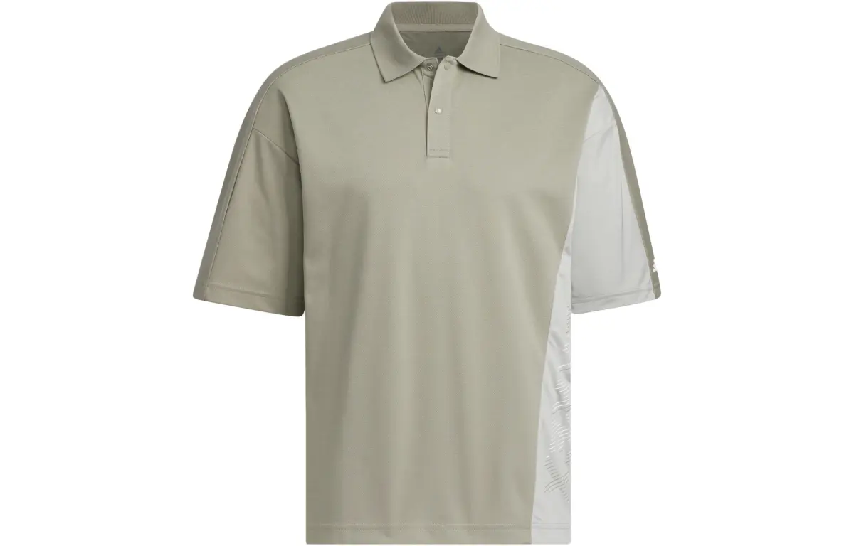 Adidas Polo Shirt Men's Pebble Silver Gray
