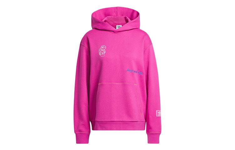 Adidas Sweatshirt Unisex Bright Fuchsia