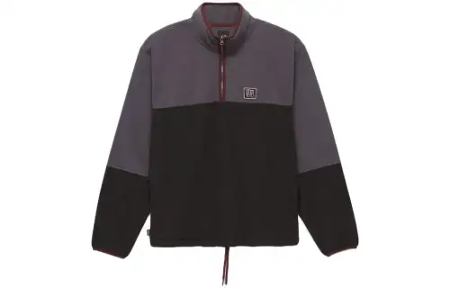 Vans Sweatshirts Unisex Black Stand Collar Moderate Regular