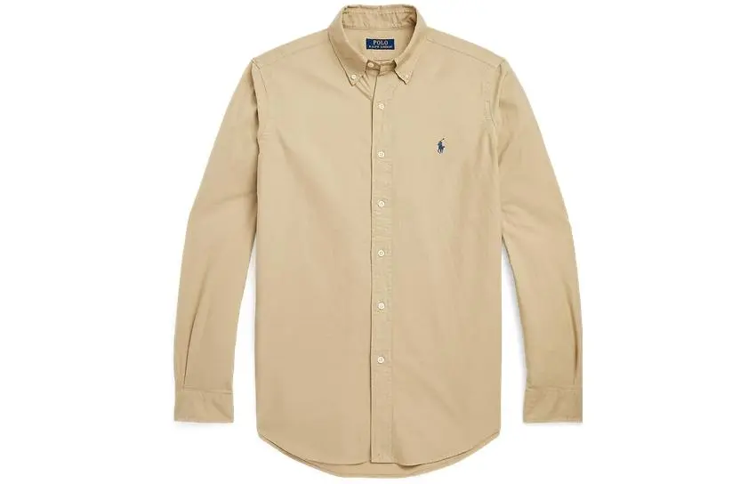 Polo Ralph Lauren FW22 Shirt Classic Version Men's Sari Tan