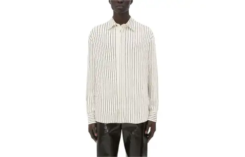 Bottega Veneta Pinstripe Knitted Shirt