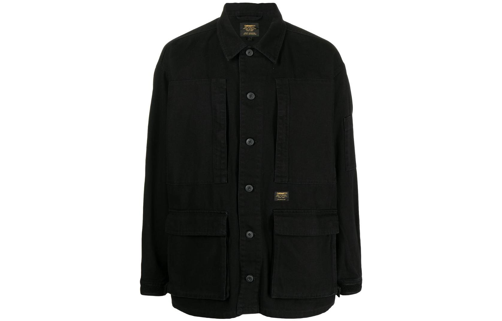 Мужская рубашка Carhartt Carhartt WIP Work Shirt (черная)
