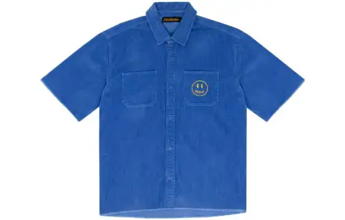 Drew house Shirts Unisex Blue Thin