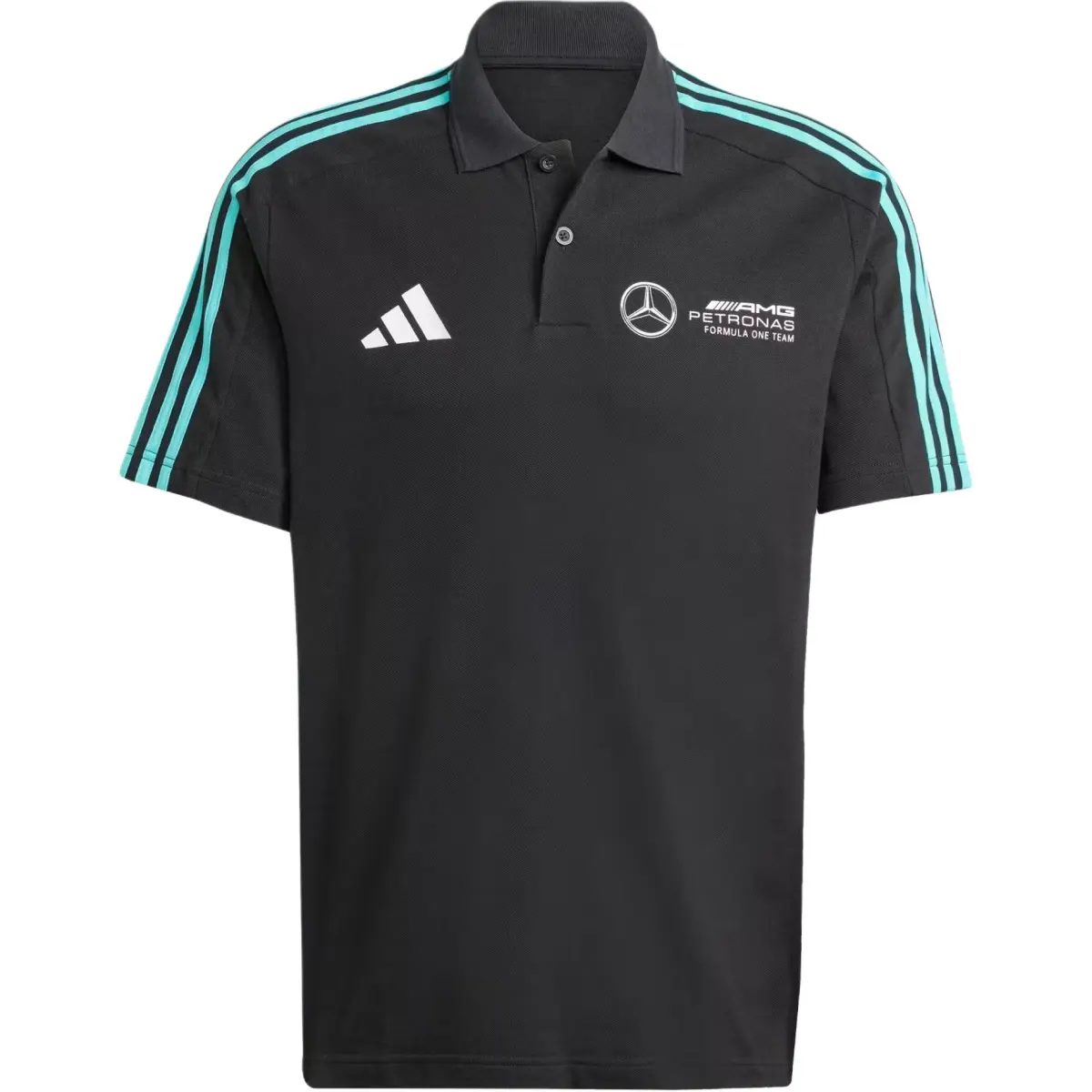 Adidas x Mercedes - Amg Petronas Formula One Team Dna 3-Stripes logo polo shirt
