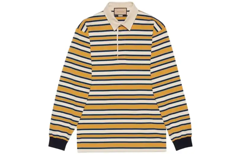 GUCCI Striped Polo Shirt