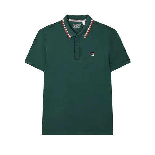 FILA Polo Shirt Men's Dark Forest Green