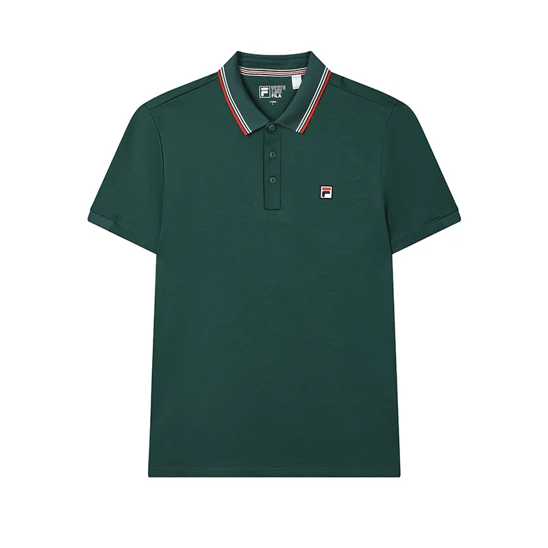 FILA Polo Shirt Men's Dark Forest Green