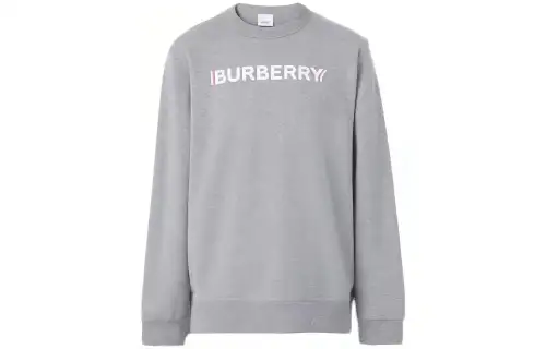 Burberry Logo Print Cotton Sweatshirt