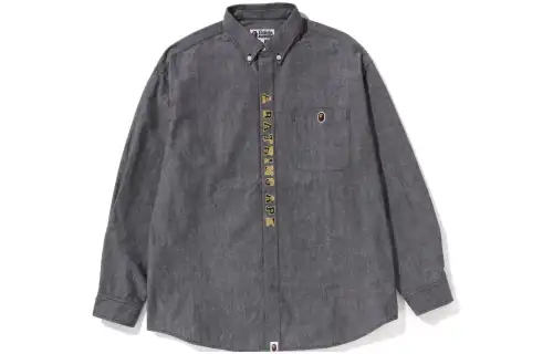 Bape A BATHING APE Applique Bd Loose Fit Shirt
