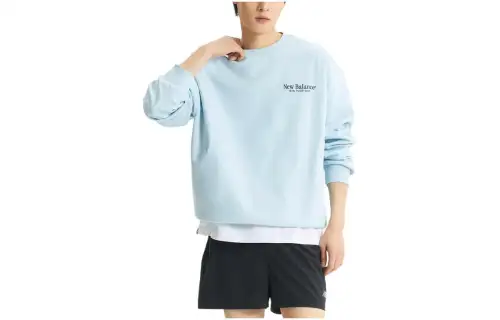 New Balance Sweatshirt Men's Light Blue