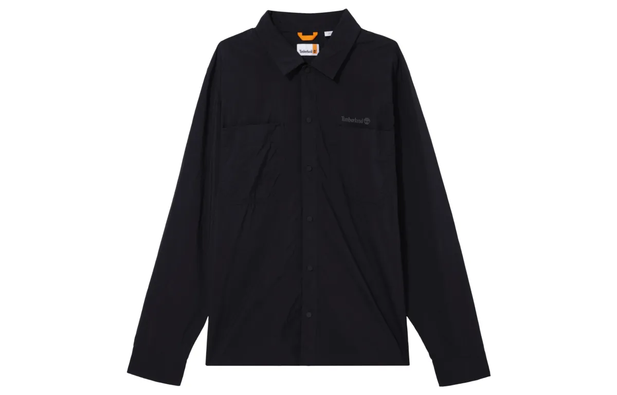 Timberland Shirts Men's Black Lapel Moderate Other
