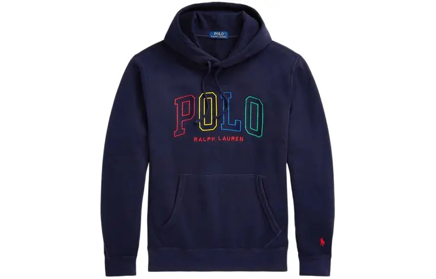 Polo Ralph Lauren Logo Embroidered Drawstring Hoodie