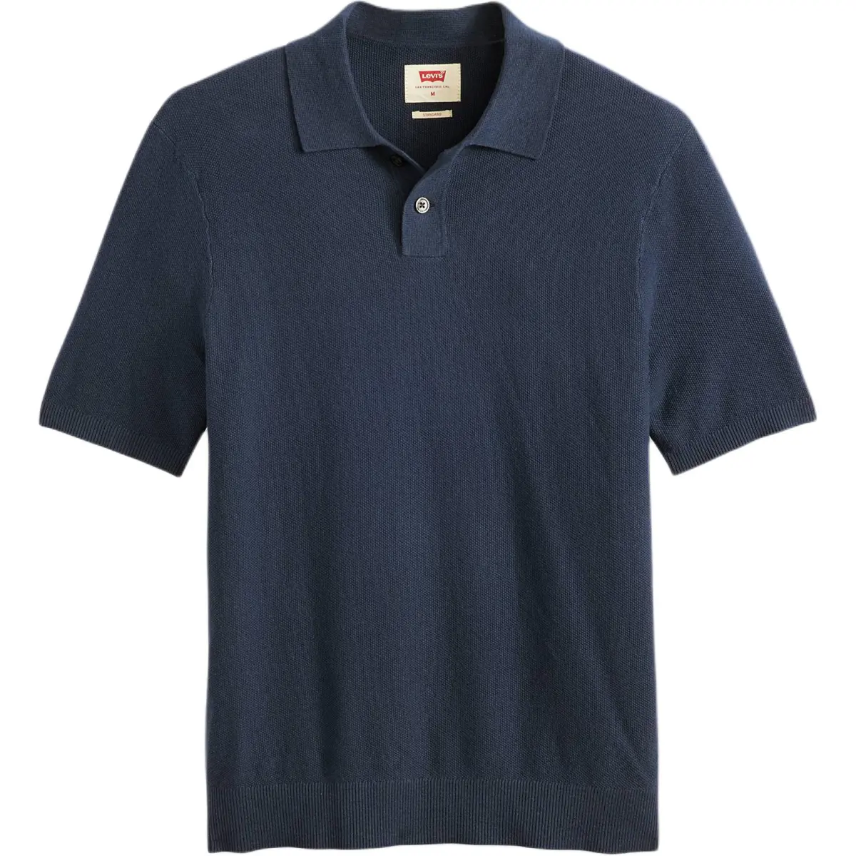 Levi's Polo Shirts Men's Blue Polo Collar Moderate Straight Fit