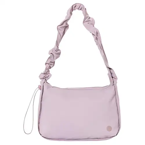 Cloud Bag Anta Variety Training Collection Polyamide Shoulder Bag, Crossbody Bag Mini Women's Lotus Gauze Pink