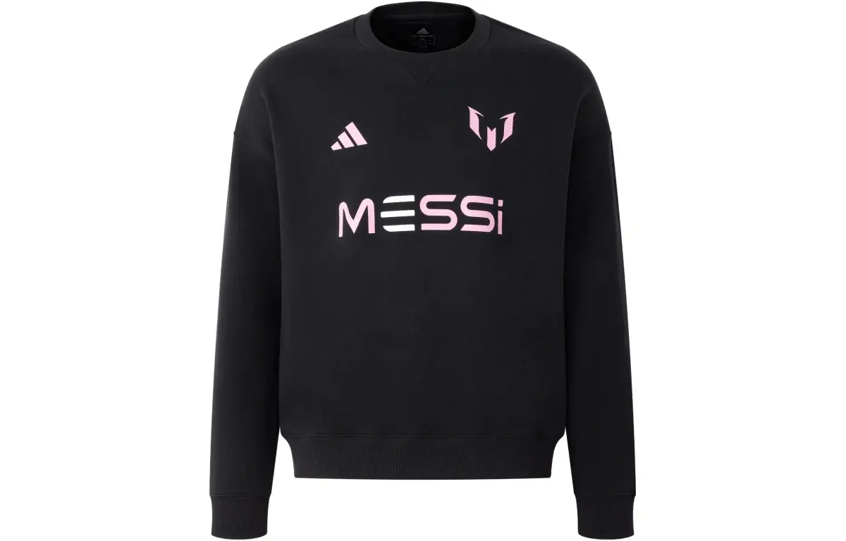 Adidas Messi Crew Swt Sweatshirt Men's Black