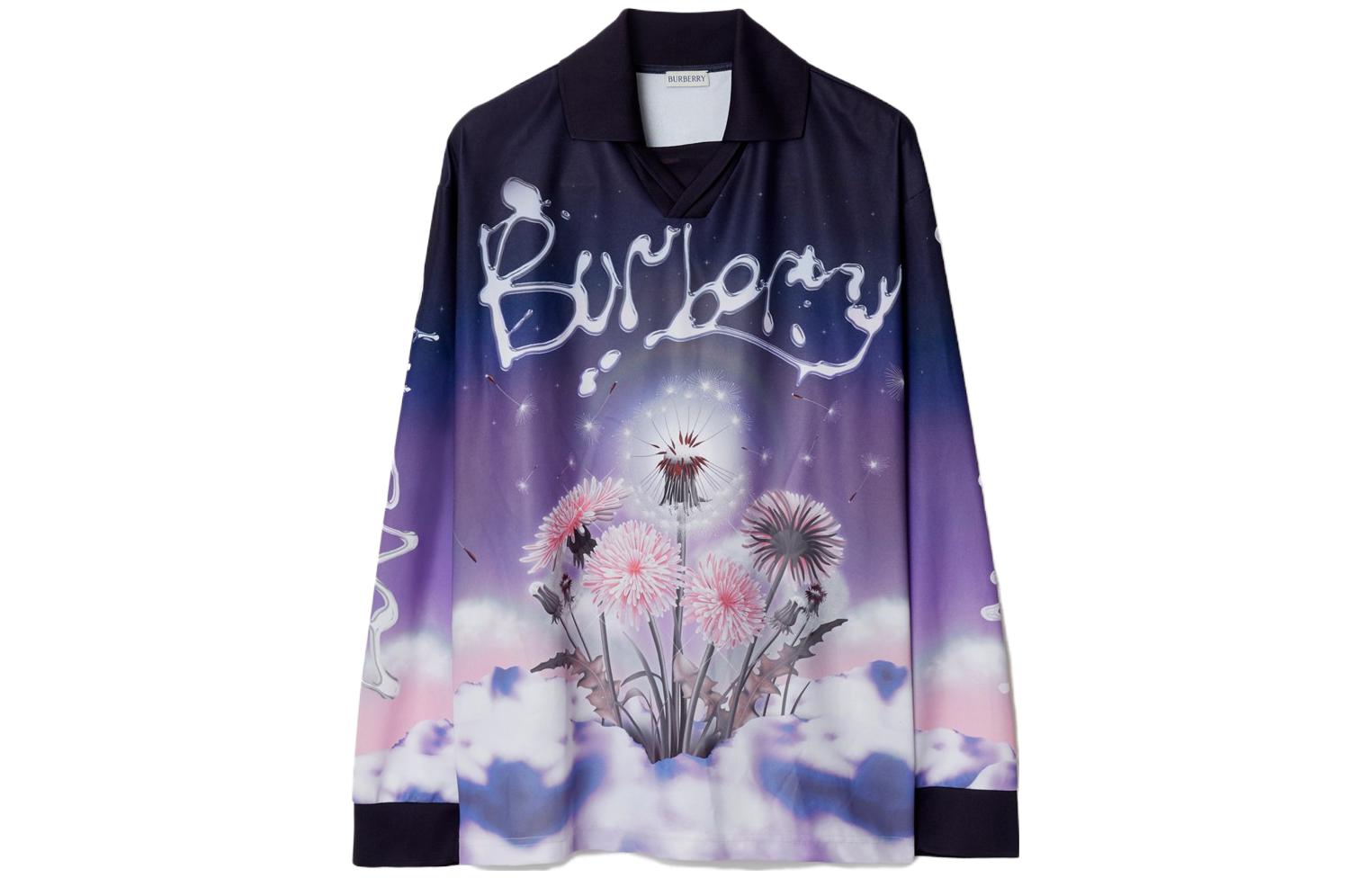 Burberry Dandelion Graphic-Printed Long Sleeved T-Shirt