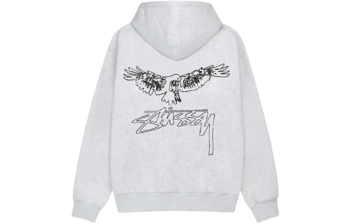 Stussy SS24 Sweatshirts Unisex Hooded Moderate Straight Fit
