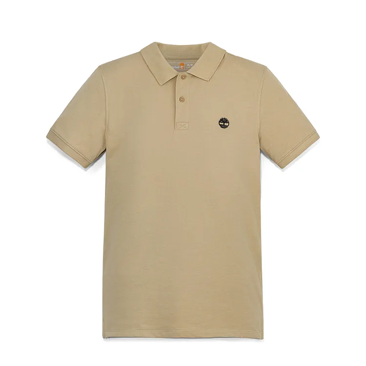 Timberland Polo Shirt Men's Liquorice Yellow