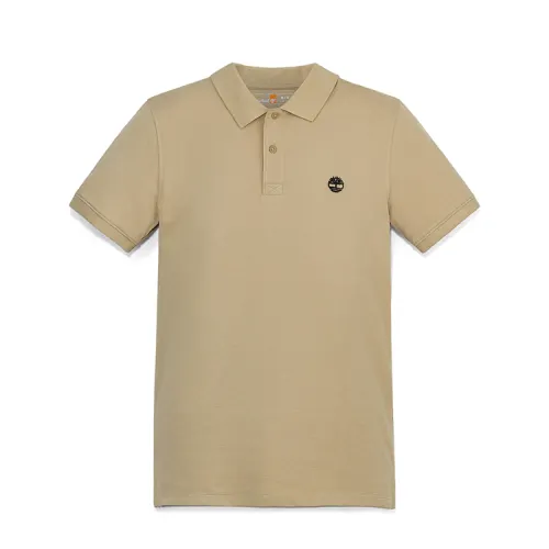 Timberland Polo Shirt Men's Liquorice Yellow