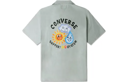 Converse Shirt Men's Gray Green