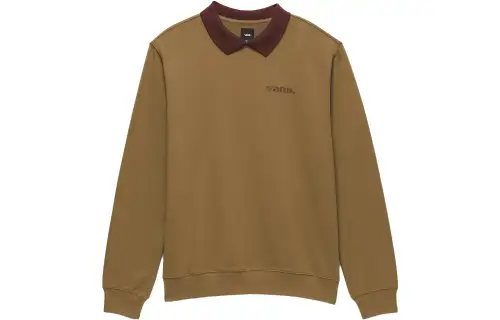Vans Sweatshirts Unisex Kangaroo Color Lapel Moderate Regular