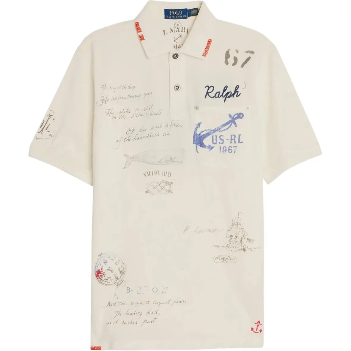 Polo Ralph Lauren Polo Shirt Standard Men's White