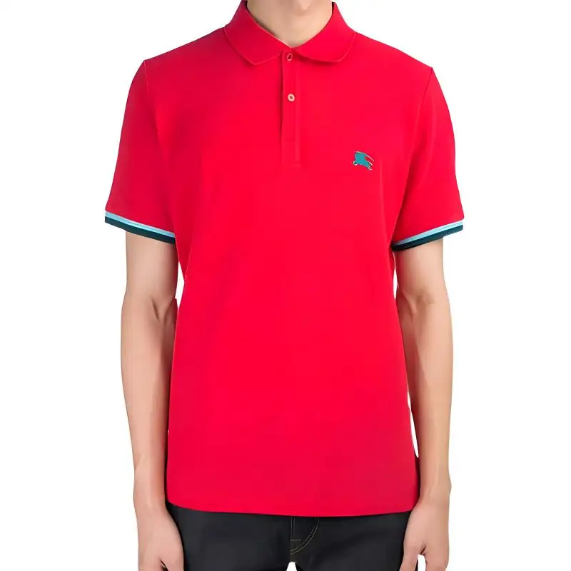 Burberry SS23 Polo Shirt Men's Red