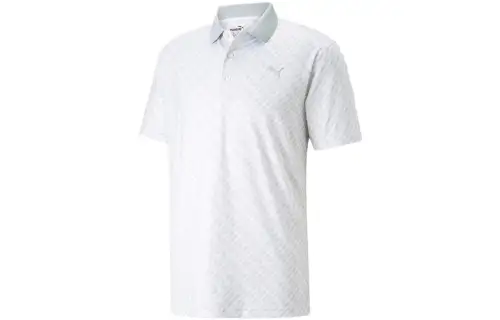 PUMA MATTR Polo Shirts Men's White Polo Collar Moderate Other