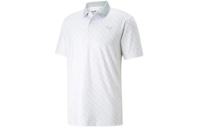 PUMA MATTR Polo Shirts Men's White Polo Collar Moderate Other