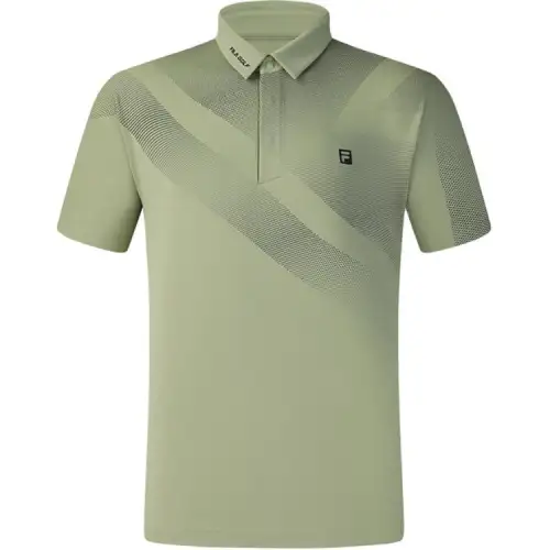 FILA Golf Polo Shirt Men's Water Parsnip Green