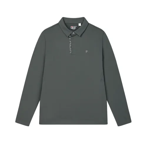 FILA Polo Shirt Men's Army Glow Green